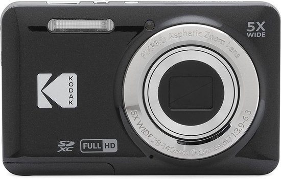 Kodak Pixpro FZ55 - Compactcamera - Zwart Kodak Pixpro FZ55 - Compactcamera - Zwart
