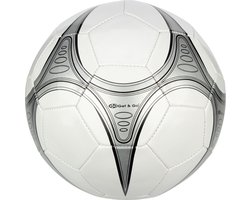 foto van Get & Go Voetbal - Warp Speeder - Wit/Zilver - Maat 5