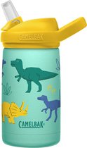 CamelBak Eddy+ Kids Vacuum Insulated Drinkfles - 0,35 L - 100% Lekvrij - Voor Kinderen - BPA-vrij - Vaatwasserbestendig - Waterfles - Voor Koude of Warme Dranken - Dino Time