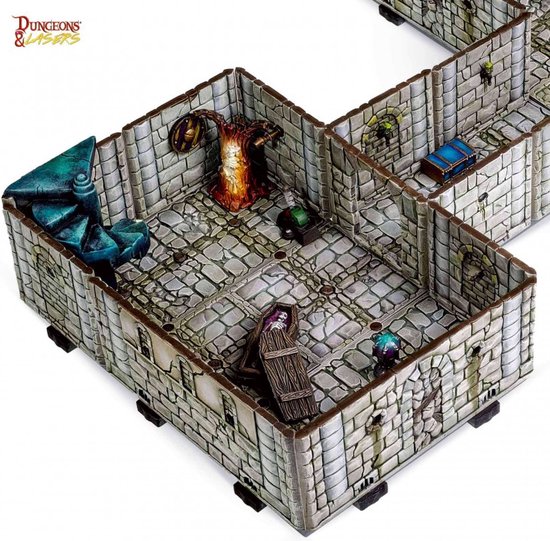 Thumbnail van een extra afbeelding van het spel Dungeons and Lasers - Dungeon Starter Set - RPG Terrein - Roleplaying Games - Geschikt voor DND 5E