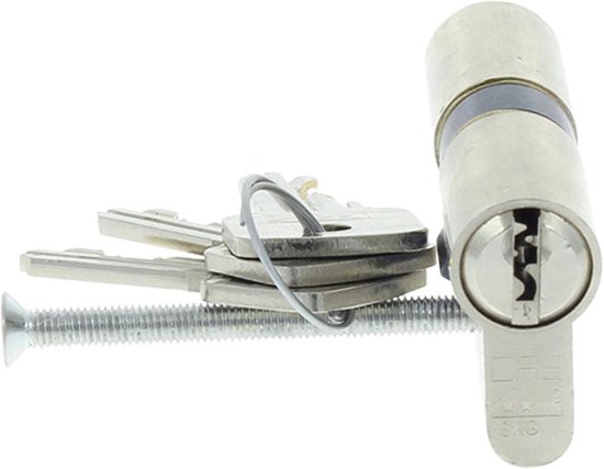 ABUS E60NP nickel pearl 50/50 double cylinder, 30/55 vs