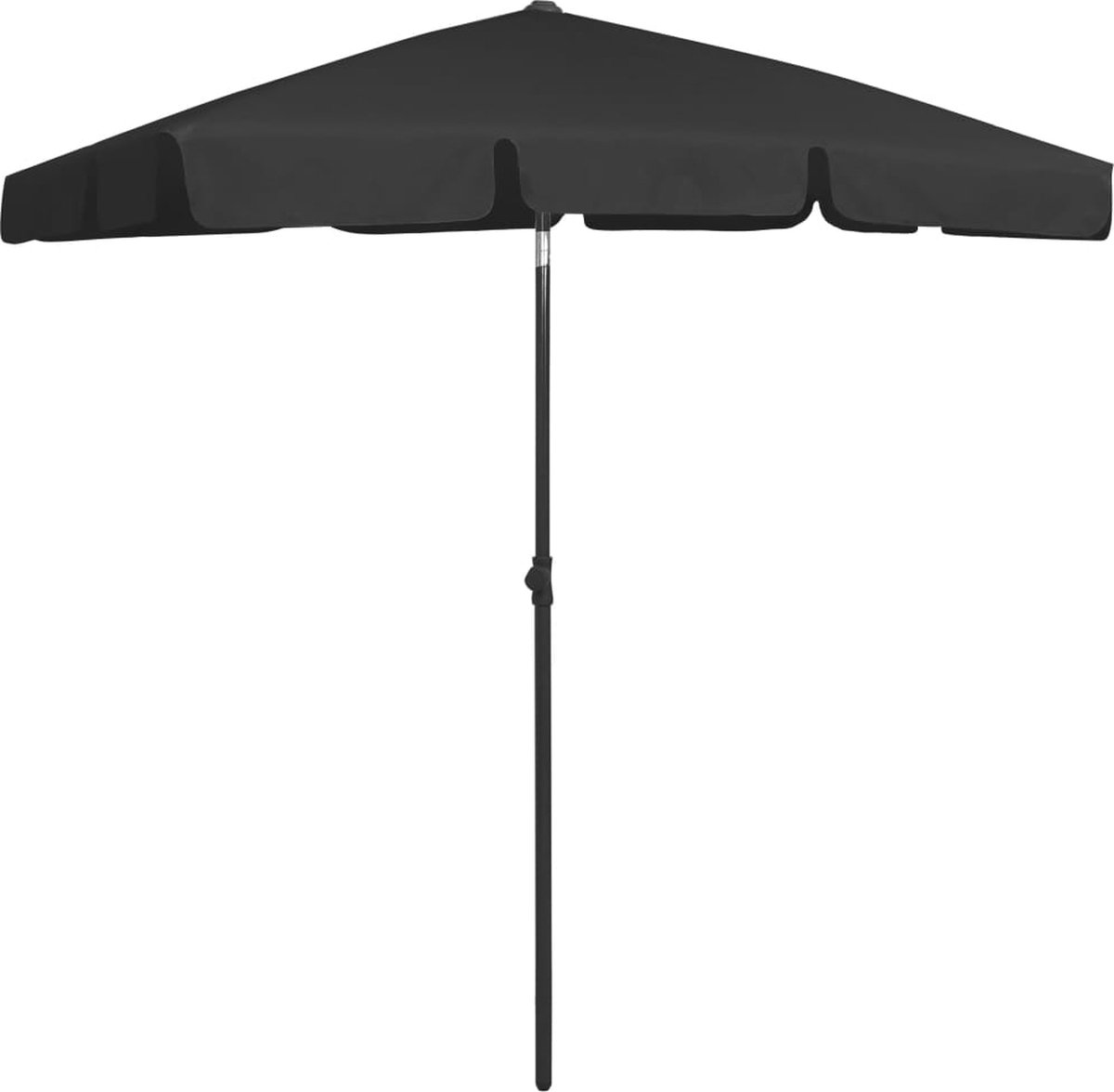 Ceyda Strandparasol met zijwanden 215 cm groen