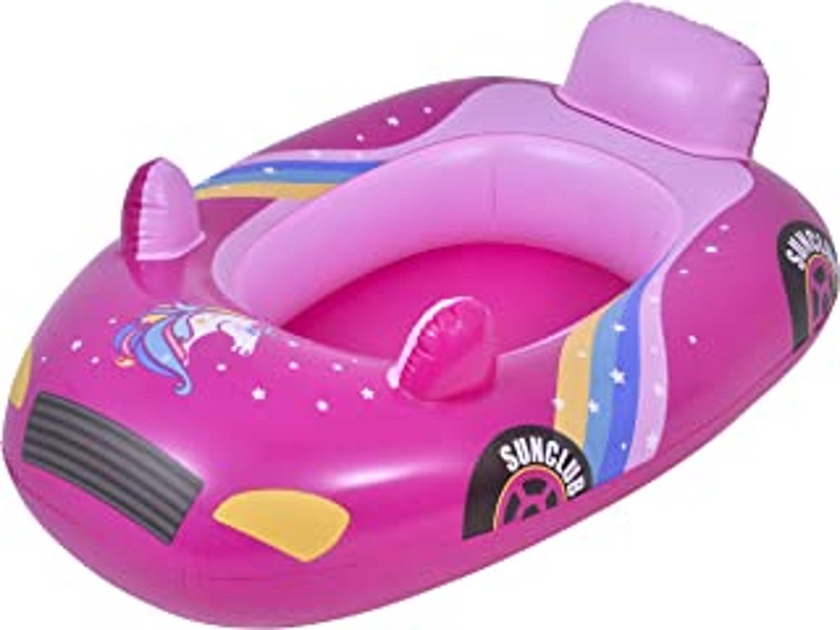 Sun Club - Kids Boat - Unicorn -  86 cm x 60.5 cm - Roze