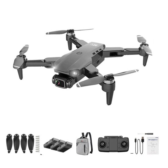 Brandie® - Drone Voor Volwassenen - Drone Met Camera - Drones - Mini Drone Professionele Luchtfotografie - Borstel loze Motor - Opvouwbaar - Quadcopter RC - Afstand 1200M - Zwart tas 3B - Maat 25*30.2*5.7 CM - Creatieve MV - L900 PRO