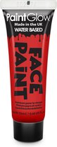 PaintGlow Face & body paint classic colors - Halloween - Schmink - Make up - Red