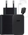 Phreeze USB-C Adapter - Super Fast Charge 2.0 - 45W - Zwart - Oplader voor Samsung S22, S21, S20 Ultra, Tab S7, Tab S8, Z Fold3, Note 20, Z Flip3, iPhone 14, iPhone 13, Macbook Air en iPad Pro