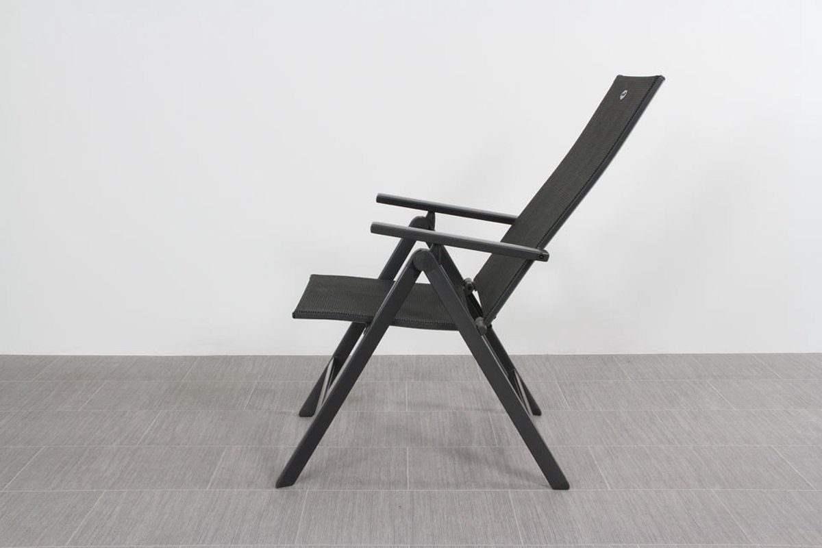Hartman Napoli chaise de jardin réglable - Anthracite