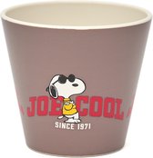 Quy Cup - 90ml Ecologische Reis Beker - Espressobeker “Peanuts Snoopy Cool” 7x7x7cm