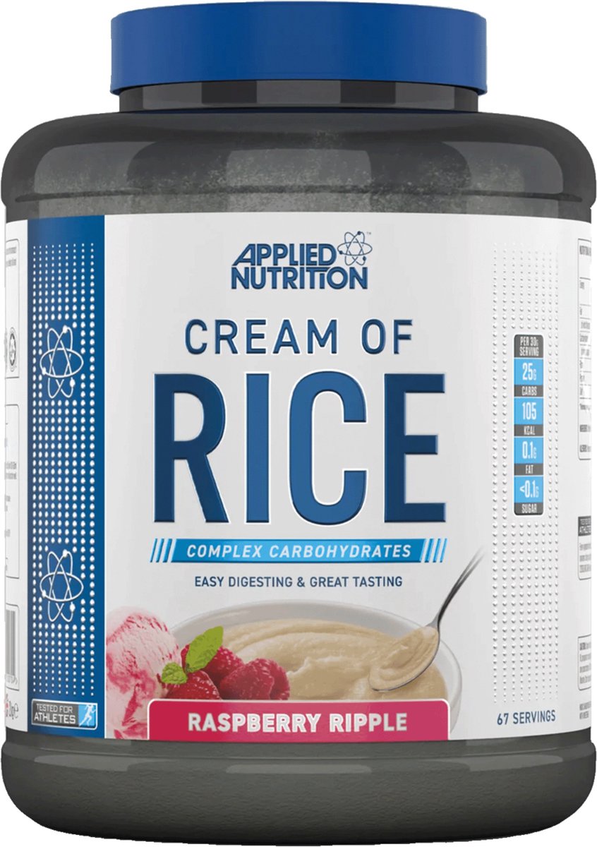 Goedkoopste Cream of Rice (Apple Crumble - 2000 gram) - Applied Nutrition - Weight gainer - Mass gainer
