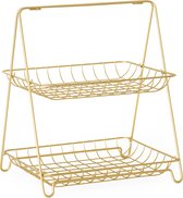 BB-Collection - Présentoir triangulaire en métal doré pour baptême sucre ou remerciements - L40*P34*H48cm