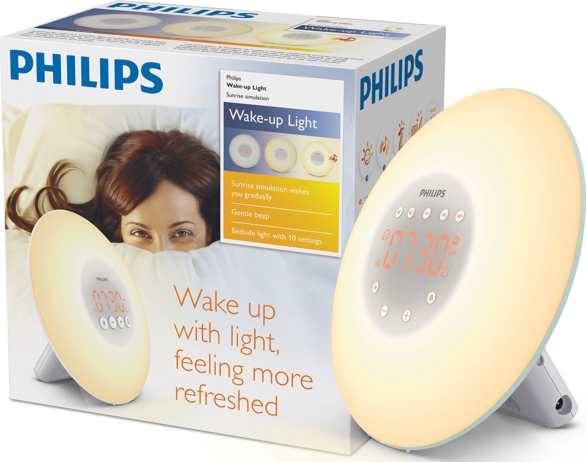 Philips Sleep en Wake-up Light met Relax Breath