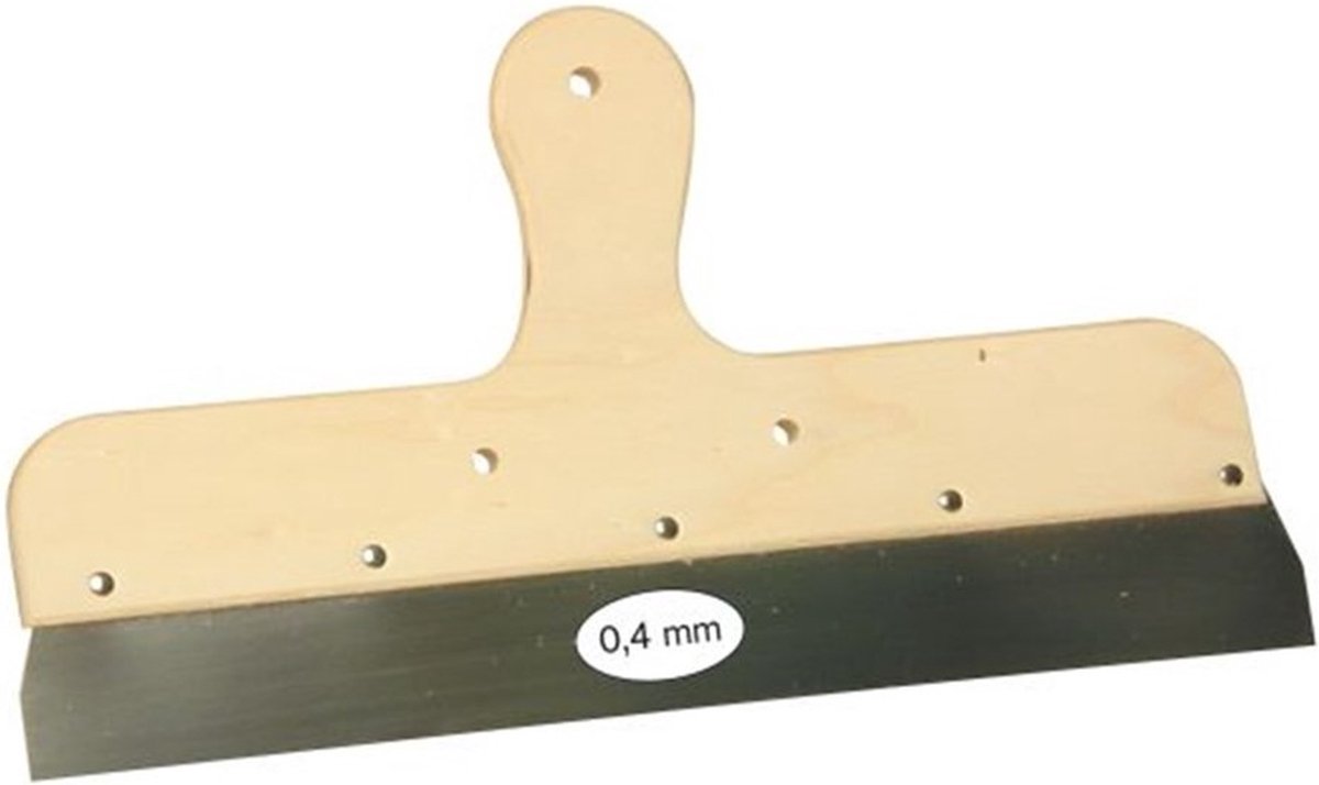 Spackmes - Super Prof - 500 mm RVS houten greep