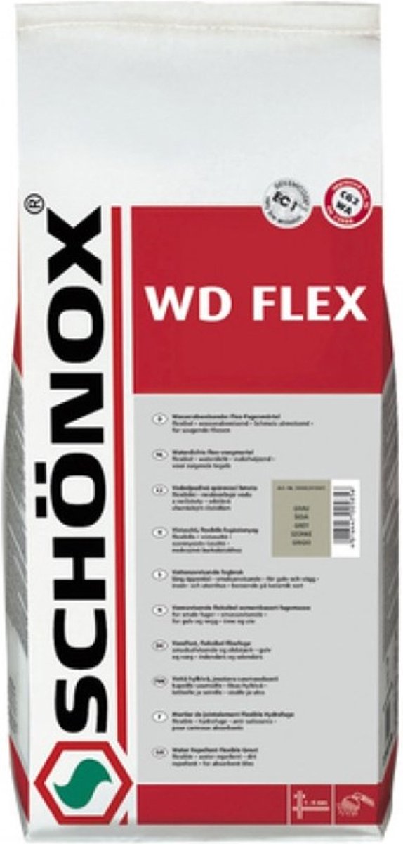 Schonox Wd Flex Voegmid Zilvergrijs 5Kg