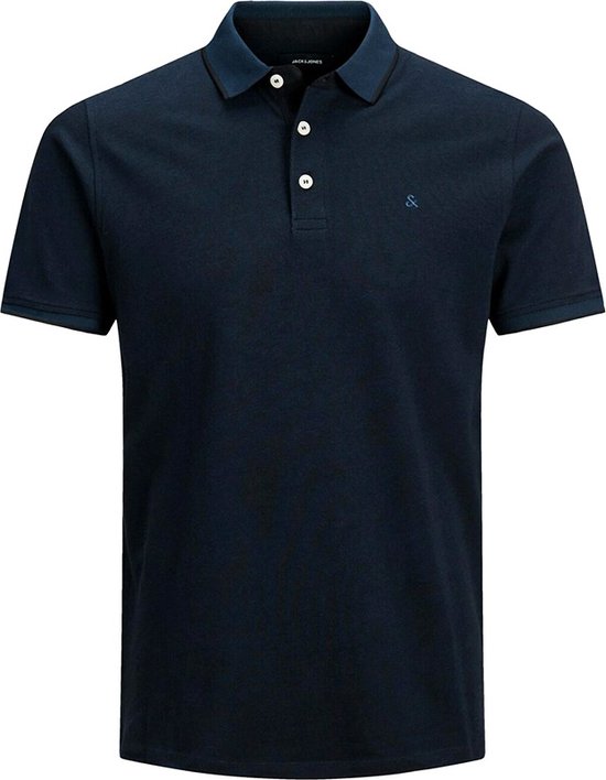 Jack & Jones polo shirt classic paulos blauw - S