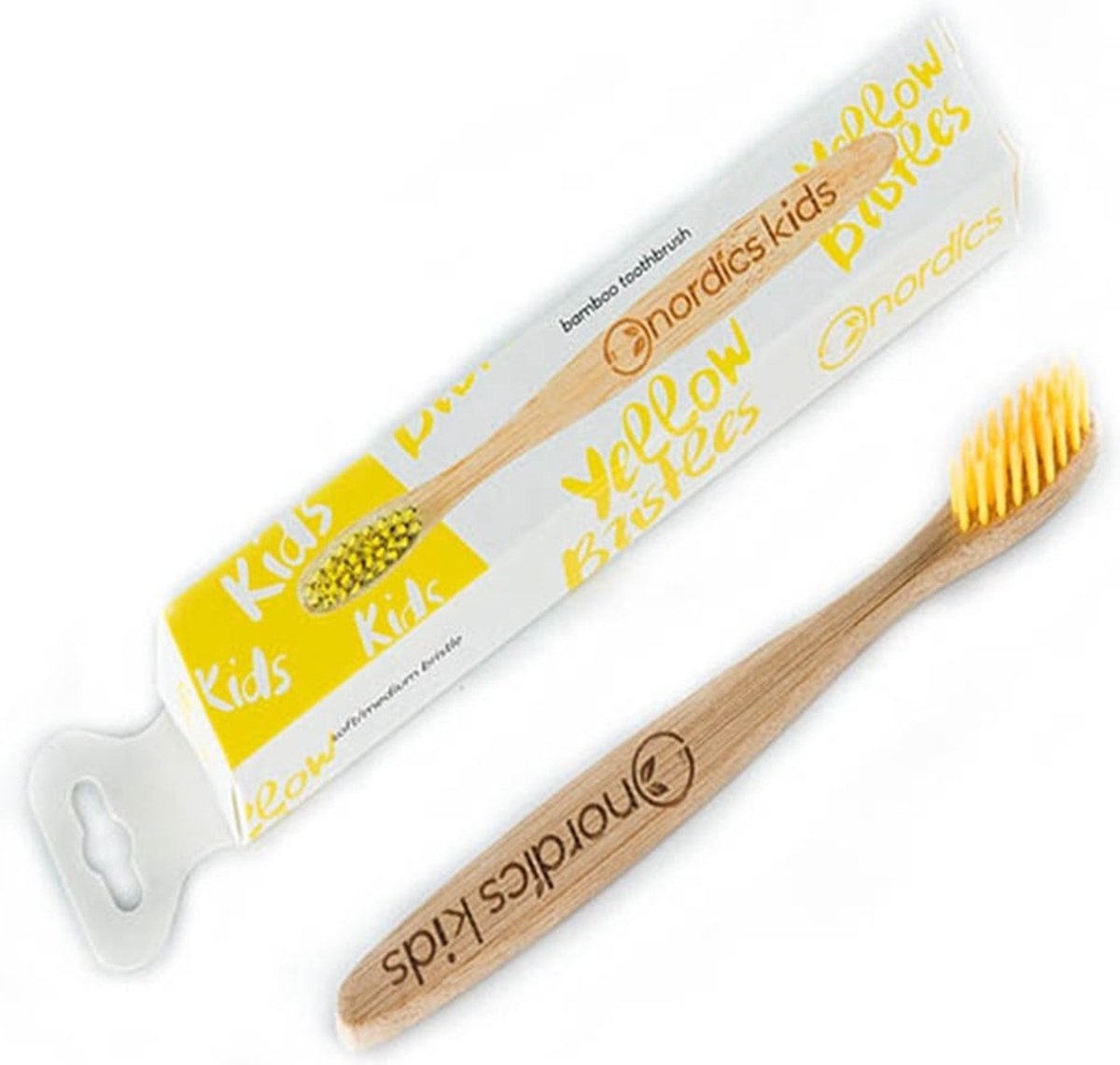 Nordics Kids - Tandenborstel Bamboo - Geel