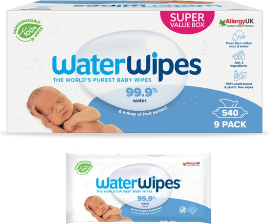 WaterWipes Billendoekjes Bio
