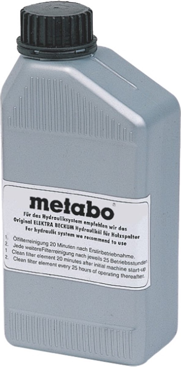 Metabo Hydraulische Olie 1L voor Houtklover - 0910011936