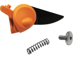 Origineel vervangend mes, veer en schroef voor Fiskars PowerGear X Bypass tuinschaar PX92, oranje/zwart, 1026275