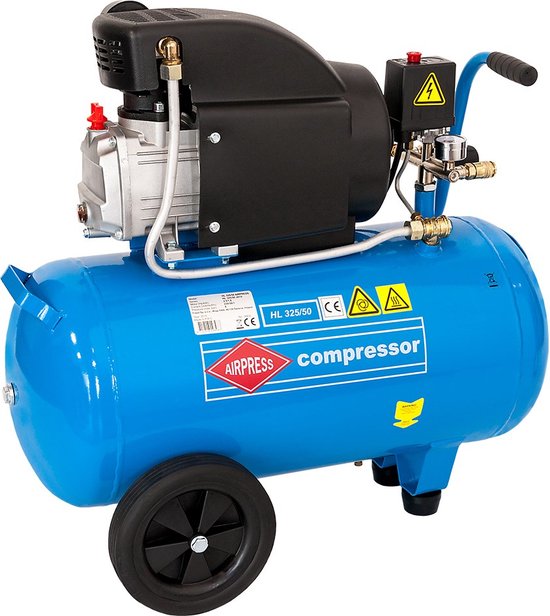 Compressor HL 325-50 8 bar 2.5 pk/1.8 kW 195 l/min 50 l