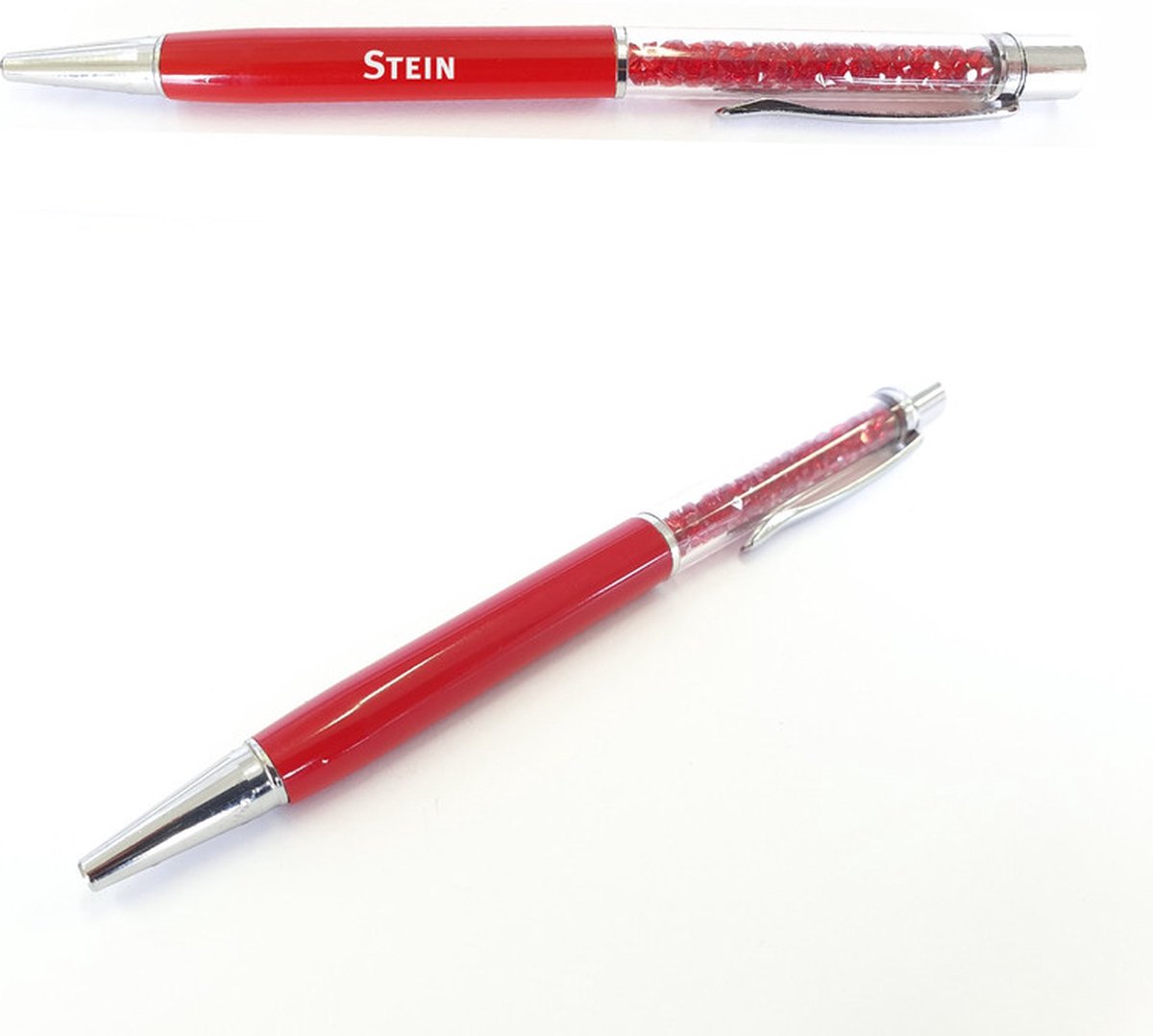 Pen Met Diamantjes En Naam Gravering - Stein