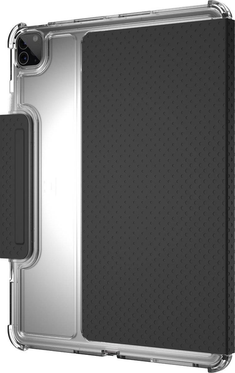 Apple iPad Pro 12.9 (2021) Hoes - UAG - [U] Lucent Serie - TPU Bookcase - Zwart - Hoes Geschikt Voor Apple iPad Pro 12.9 (2021)