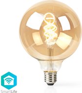Nedis SmartLife LED Filamentlamp | Wi-Fi | E27 | 350 lm | 5.5 W | Koel Wit / Warm Wit | 1800 - 6500 K | Glas | Android™ / IOS | G125 | 1 Stuks