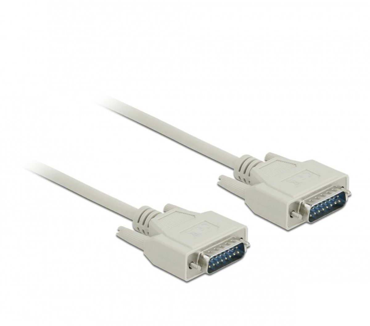 Gameport kabel 15-pins SUB-D kabel - Vertind koperen aders / beige - 5 meter