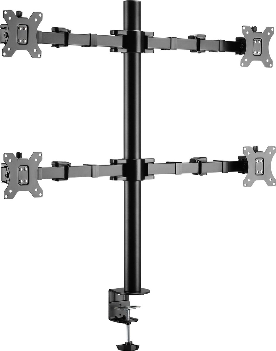 SpeaKa Professional SP-MM-540 Monitorbeugel Aantal monteerbare displays: 4 Display(s) 43,2 cm (17) - 81,3 cm (32) Zwa