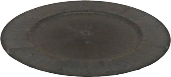 HBX natural living Sous-plat mélaminé Ø33cm gris