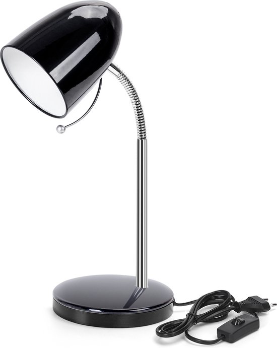 Aigostar Wave - Bureaulamp Flexibel, H280mm - Zwart