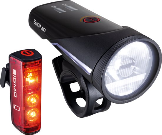 Sigma verlichtingsset Aura 100 Link 100 Lux + Blaze Link USB achterlicht met remlichtfunctie — afbeelding 2