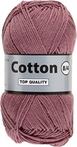 Lammy Yarns Cotton eight 8/4 - vintage roze (760) - 1 bol van 50 gram - dun katoen garen