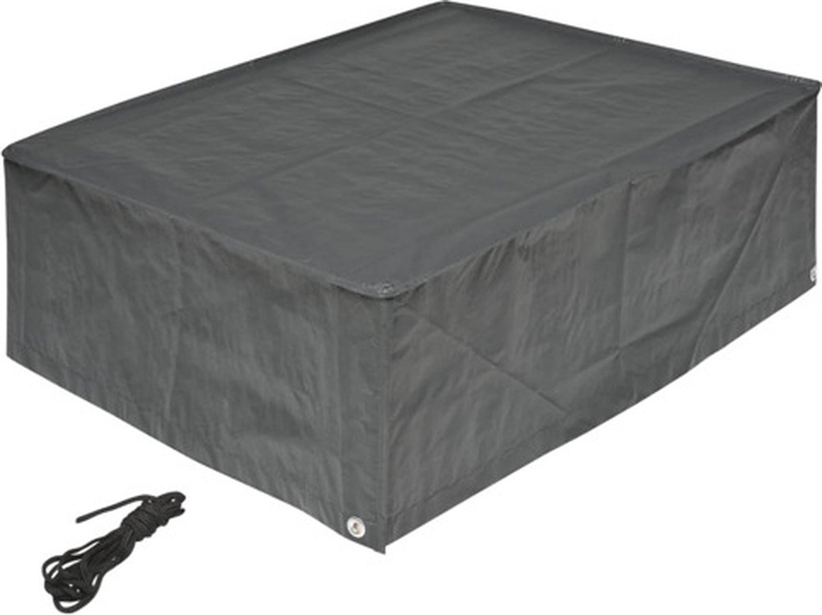 Nature Tuinmeubelhoes - Beschermhoes voor planchagrill - H63 x 53 x 24cm Grijs