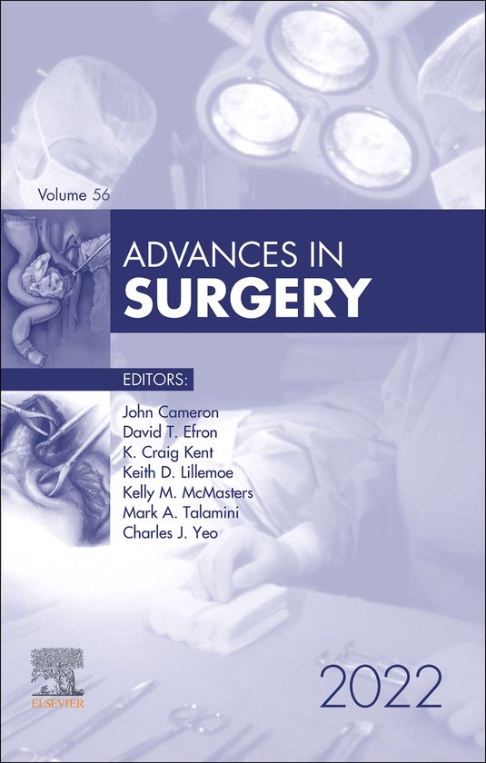 Advances Volume 56-1 - Advances in Surgery, E-Book 2022 - cover
