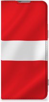 Telefoon Hoesje OnePlus Nord 2T Book Case Deense Vlag