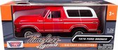 Ford Bronco (Hardtop) 1978 Rood 1-24 Motormax