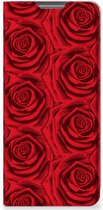 Mobiel Bookcase Xiaomi 12 Pro Smart Cover Red Roses