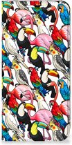 Telefoon Hoesje Geschikt voor Samsung Galaxy A23 Bookcover Case Birds