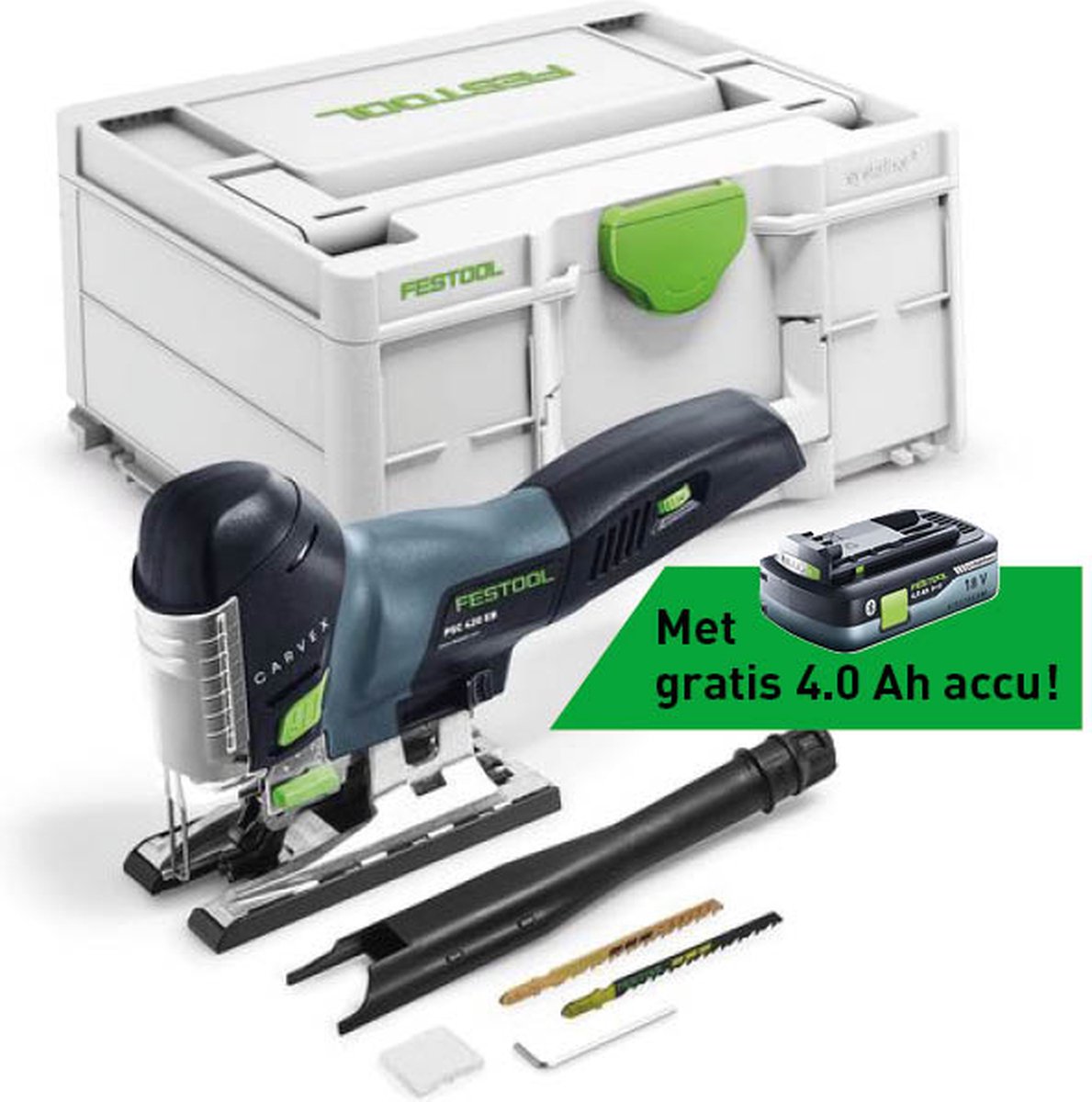 FESTOOL Scie sauteuse CARVEX 18V 5.2Ah PSBC 420 Li 5,2 EBI-Plus