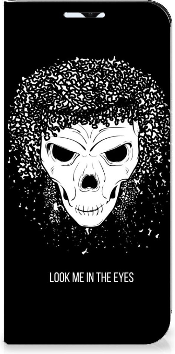Mobiel BookCase Samsung Galaxy A23 Skull Hair