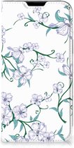 Smart Cover Geschikt voor iPhone 14 Plus Telefoonhoesje Blossom White