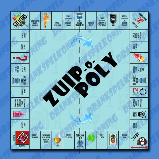 Afbeelding van het spel Zuip-o-Poly drankspel