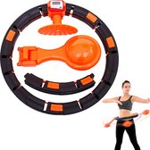 Ariko Hoelahoepwiel met led-teller - Opvouwbaar -  Fitness Hoelahoep - Hula Hoop - Hoelahoep met gewicht