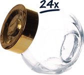 24x mini bocal à bonbons 40ml pot de stockage en verre décoration de bonbons décoration artisanale