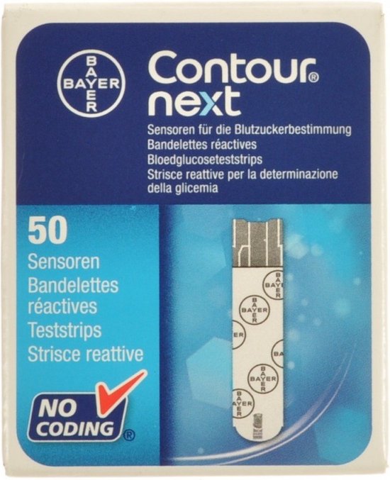 Ascensia Contour Bandelettes Réactives De Glycémie 50 Bandelettes