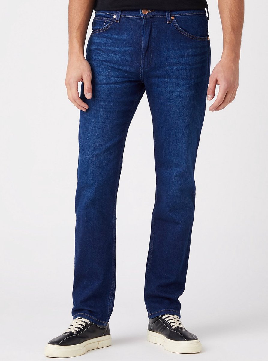 Wrangler  Jeans - Greensboro The Bullseye Blauw (Maat: 40/34)