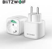 Blitzwolf BW-SHP15 Draadloos stopcontact - Zigbee 3.0 16A 3680W - Smart Plug - APP Afstandsbediening / Spraakbesturing / Meerdere timermodi Compatibel met Amazon Alexa / Google Assistant - 1 stuk