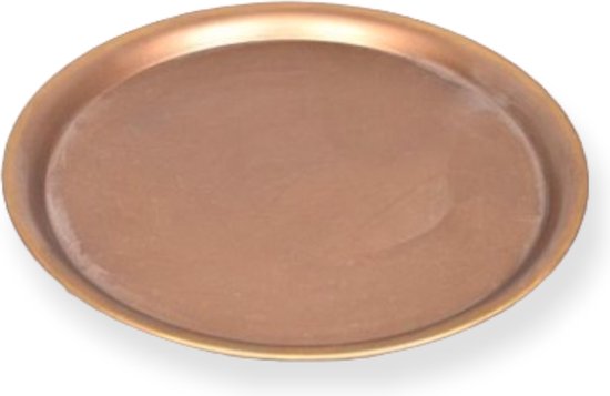 Daan Kromhout Tosca - Dienblad Decoratie Plate - Rustiek - Goud/Brons - 35 cm