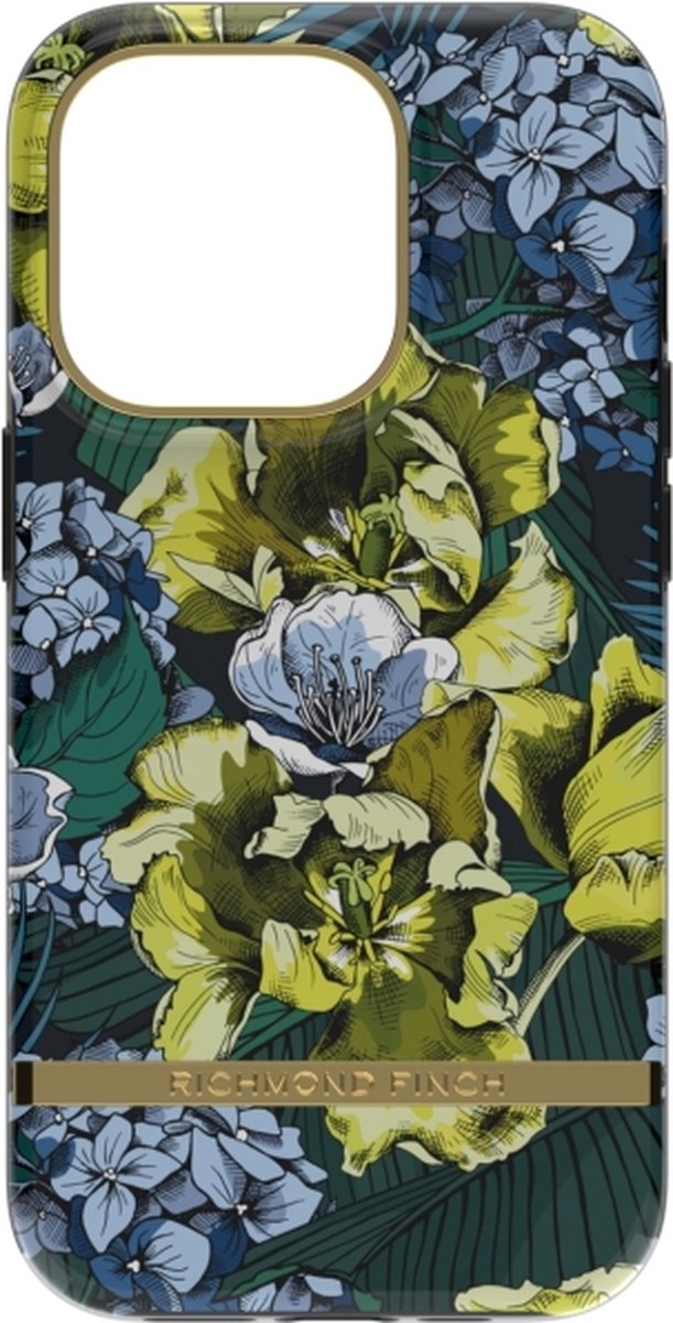 Richmond & Finch Saffron Flower hoesje voor iPhone 14 Pro - Kleurrijk