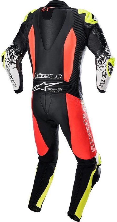 Foto: Alpinestars gp tech v4 black red fluo yellow fluo 50 maat racepak